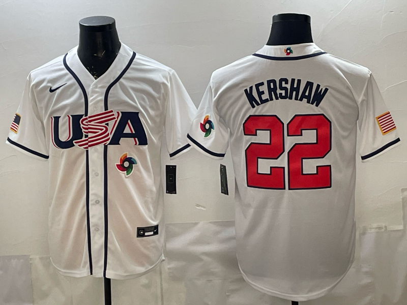 Men 2026 World cup white MLB Nike jersey 0028->->MLB Jersey